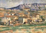 Paul Cezanne, near the village garden